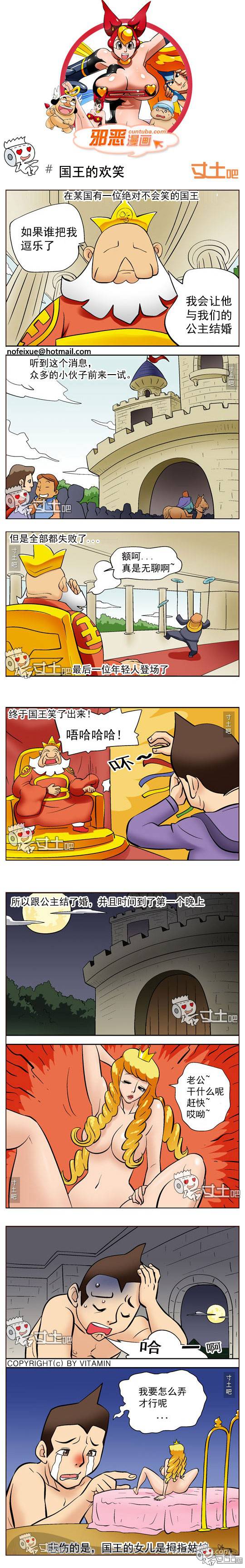 邪恶漫画爆笑囧图第273刊：嫁给公主的命运