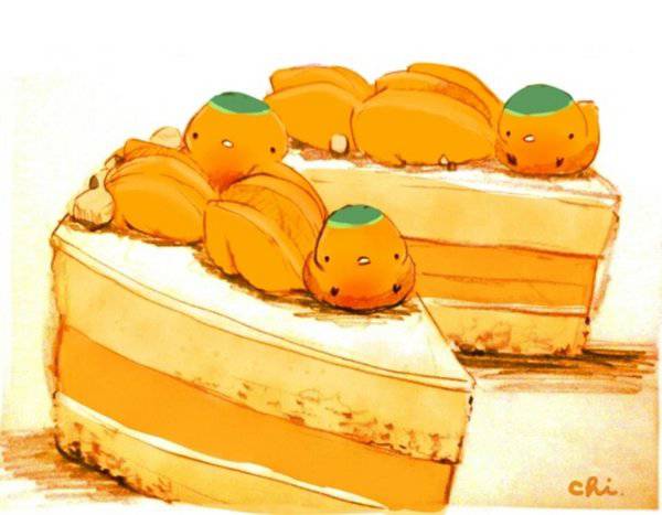 萌萌哒可口食物唯美意境图片卡通