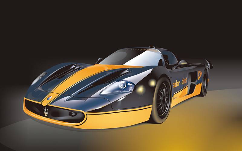 小汽车宽屏图片大全