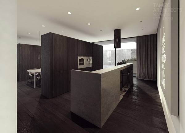 黑白色个性简约高级公寓展示