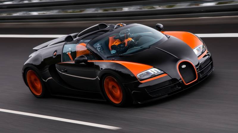 布加迪超个性炫酷黑色超跑