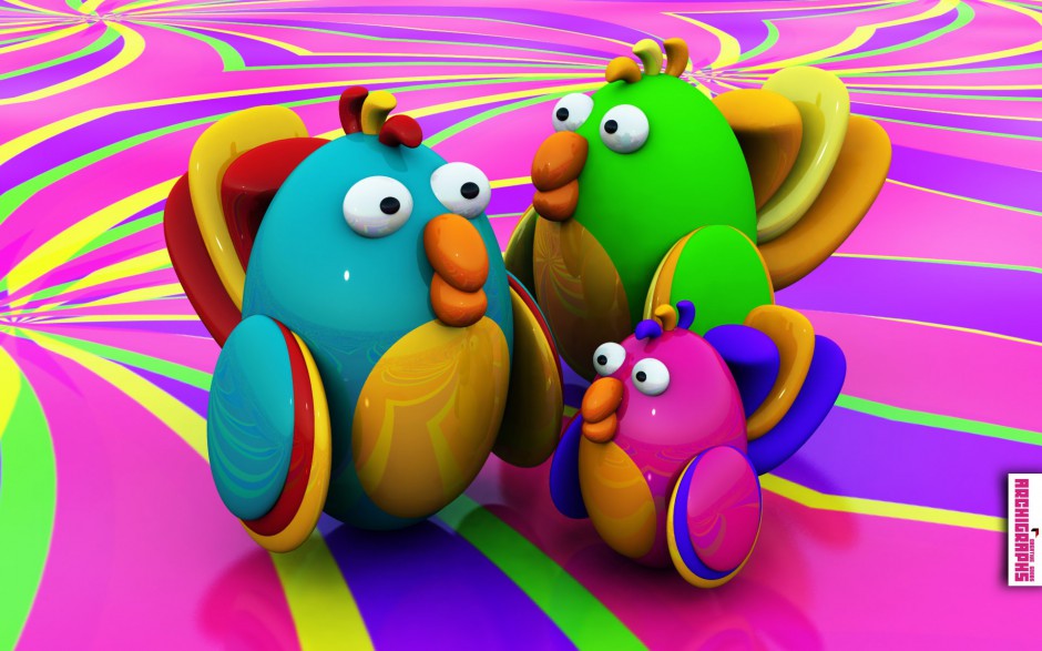 高清靓丽非主流3D桌面壁纸