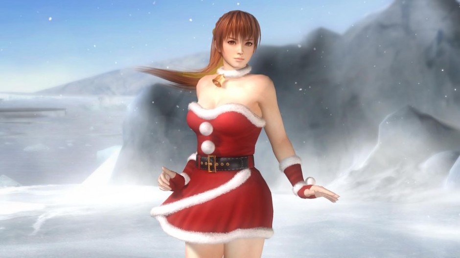 《死或生》游戏美女角色圣诞装高清图