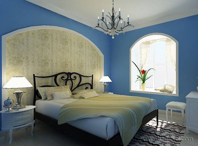 卧室温馨地中海装修效果图分享