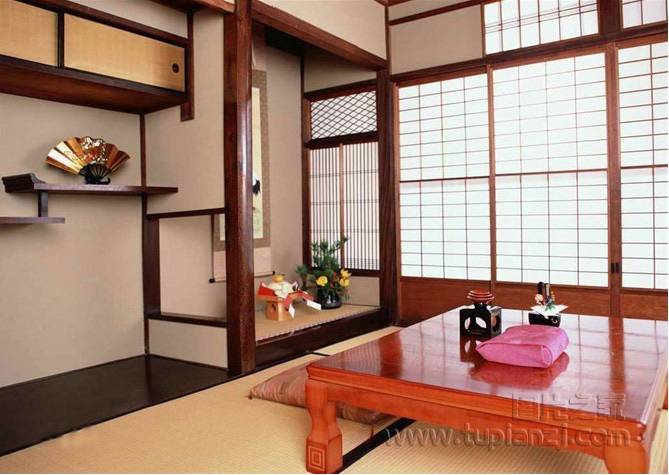 日式风格卧室榻榻米装修效果图