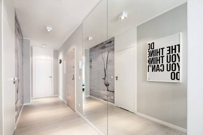 简约淡雅蓝白色调84平米小清新风格公寓设计效果图