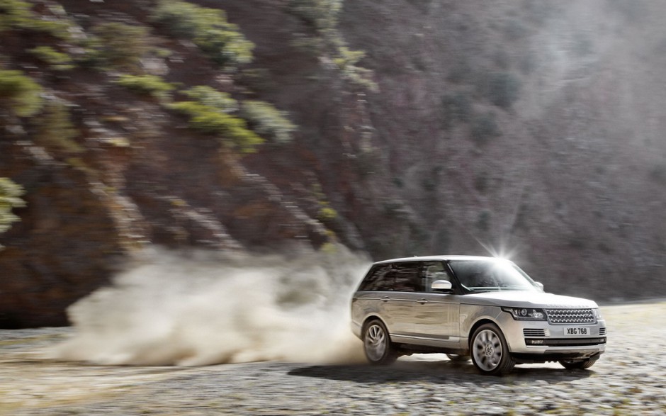 新一代揽胜路虎越野战车户外高清图片