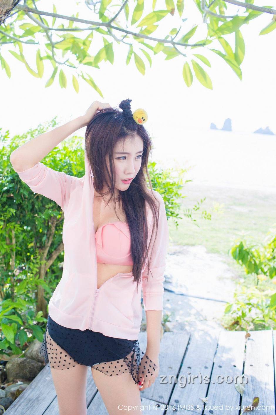 秀人模特程小烦清新性感兰卡威岛旅拍