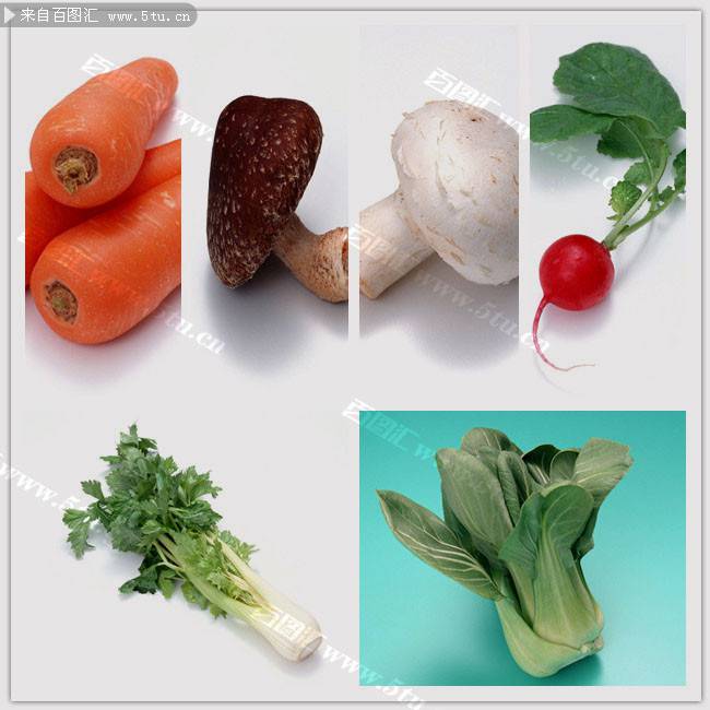 营养丰富的胡萝卜蔬菜图片