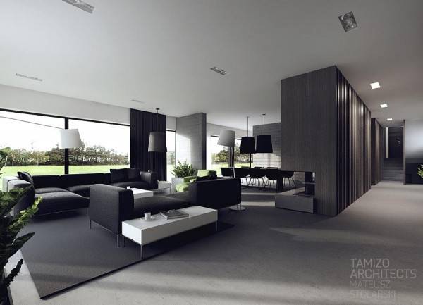 黑白色个性简约高级公寓展示