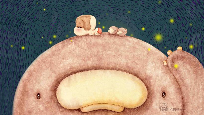 卡通小狗阿哆动漫精选桌面壁纸