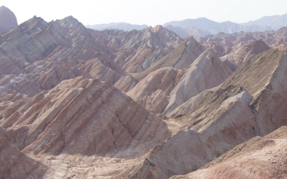 电脑甘肃张掖丹霞地貌风景壁纸高清唯美