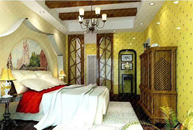 卧室温馨地中海装修效果图分享