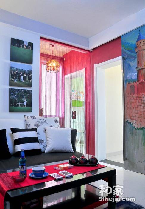 8万打造清新简约宜家风格婚房图片