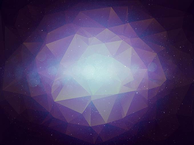 低平面好看的多边形名片背景图