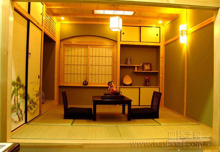 卧室日式古典榻榻米装修效果图
