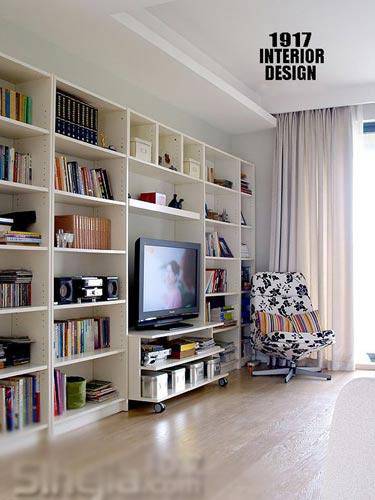 现代简约时尚错层室内设计效果图