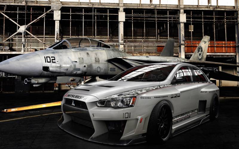 三菱EVO个性时尚改装车靓丽登场