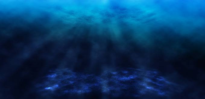 深海的蓝色精美背景图片