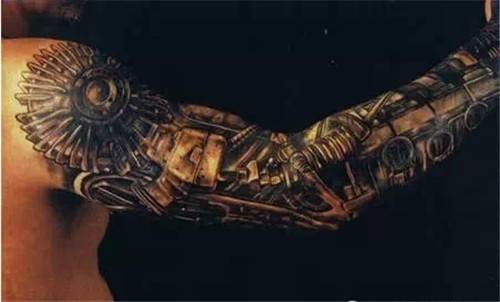 图腾3d手臂霸气纹身图案