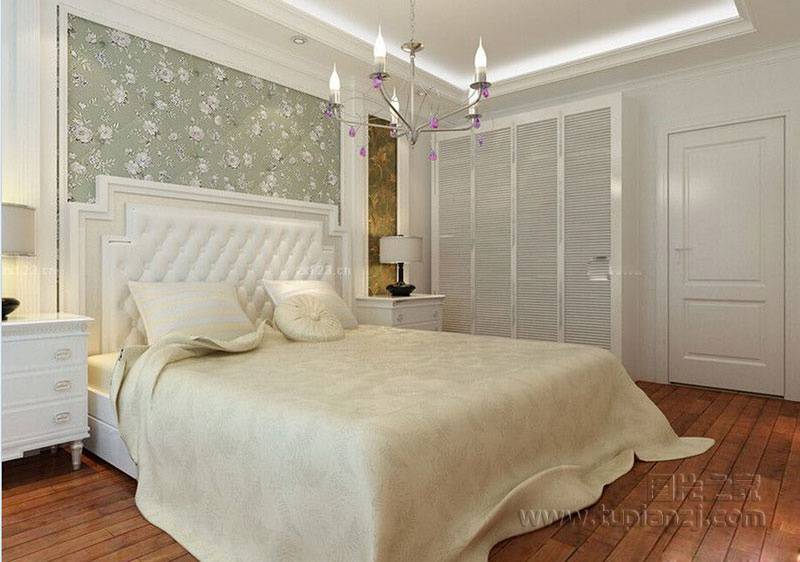 欧式时尚典雅的卧室衣柜效果图