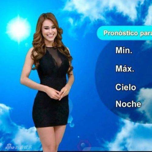 墨西哥天气预报女主播蹿红 最美女主播大盘点