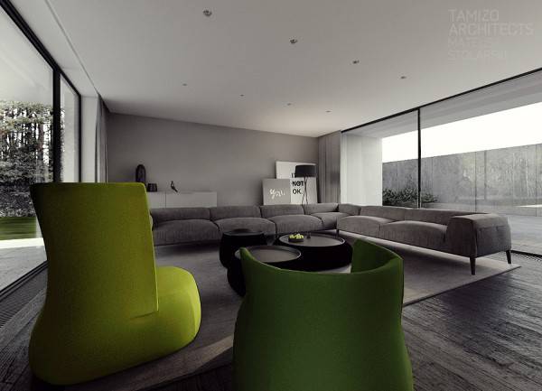 黑白色个性简约高级公寓展示