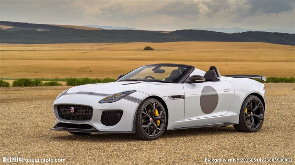 新一代白色捷豹汽车图片精选