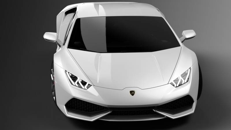 兰博基尼黑色酷炫Huracan LP610-4新款壁纸