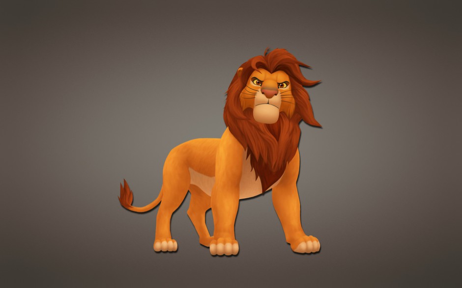 狮子王动漫动物萌图