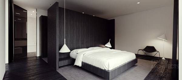 黑白色个性简约高级公寓展示