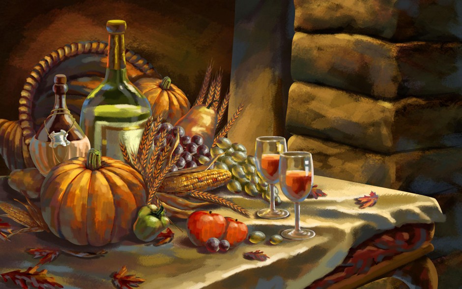 高清感恩节食物桌面壁纸