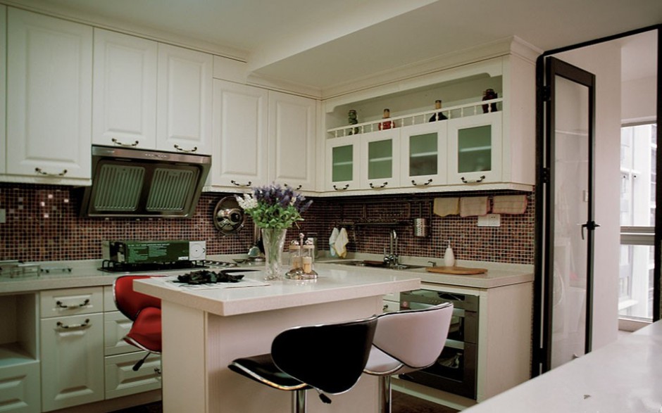 小户型厨房现代简约装修设计效果图