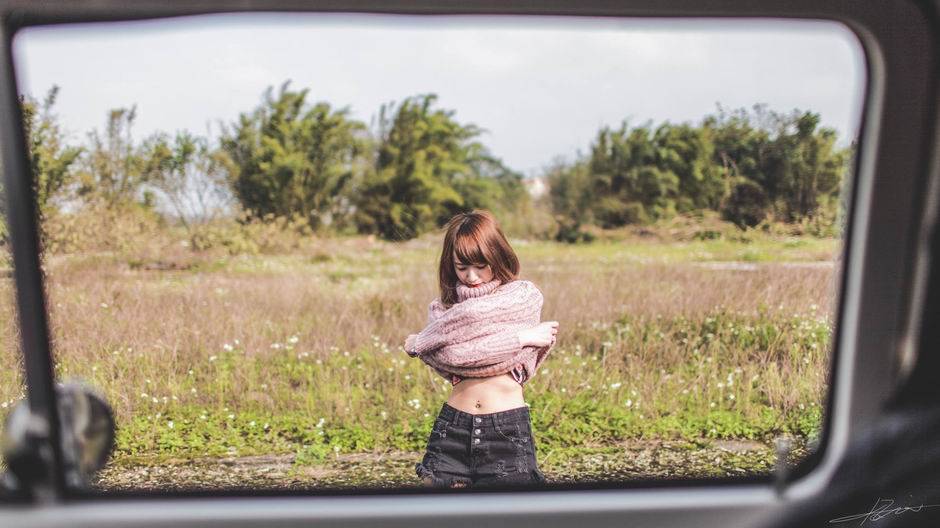 中国台湾妹子张雅涵Kimi户外写真集