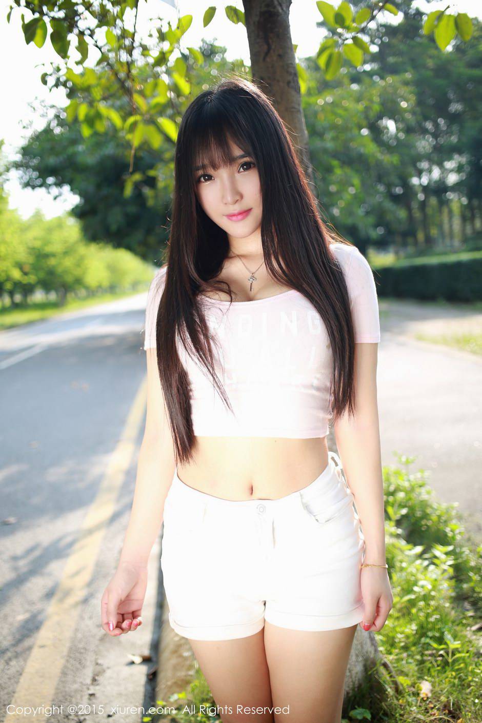 秀人网清纯少女夏瑶baby唯美户外写真