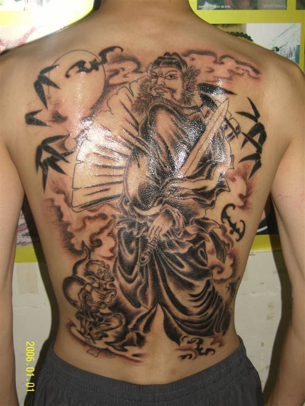 盘点超酷的钟馗纹身图案大全图片男