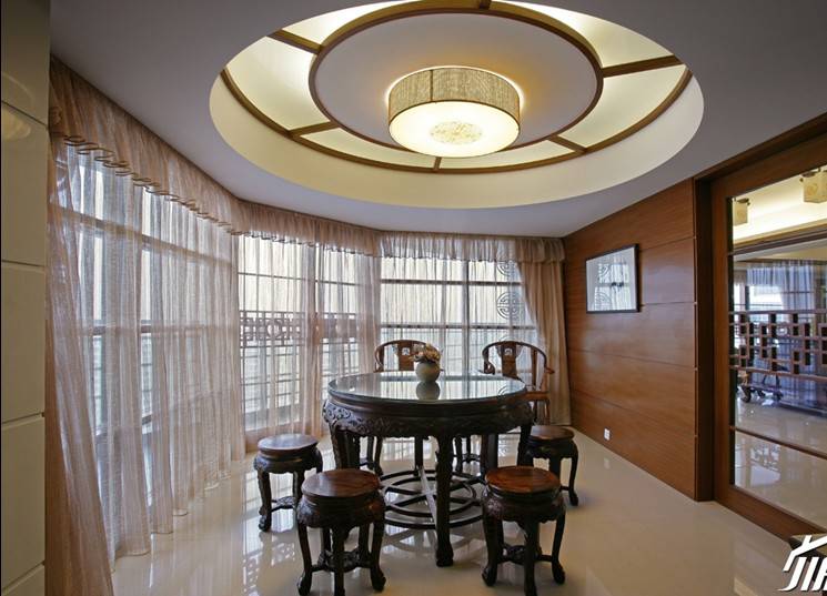 中式现代客厅装修效果图古典个性