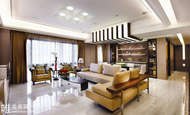 低调时尚个性奢华套房设计效果图