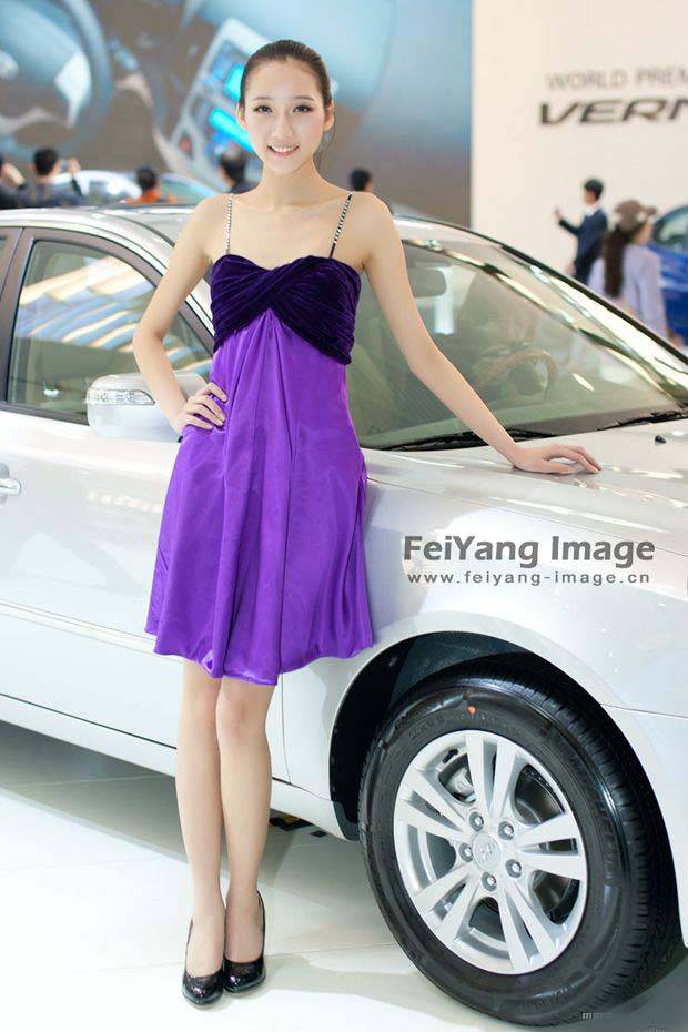 盘点车展上的靓丽车模合集