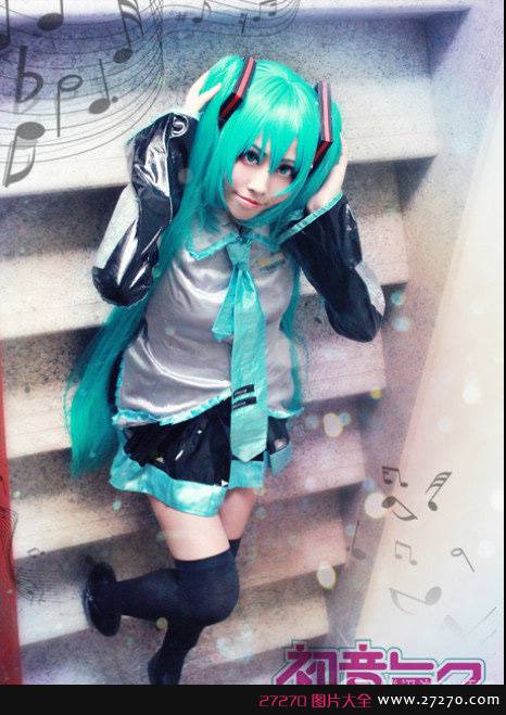 不一样的冷艳 初音未来COS