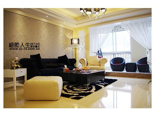 最新三居室简欧风格装修效果图