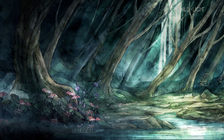 单机游戏光之子水墨风格图片