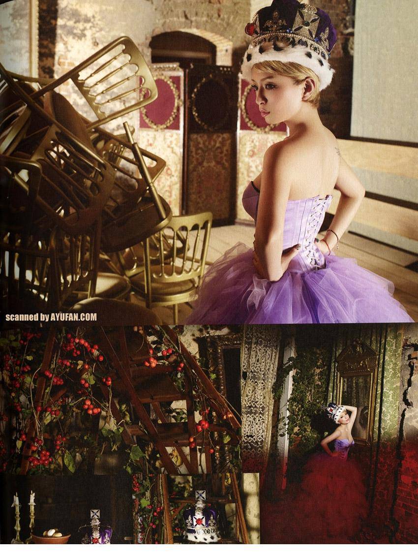 滨崎步化身性感小公主唯美写真