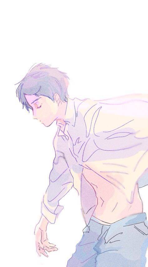 卡通健壮男生图片素材唯美