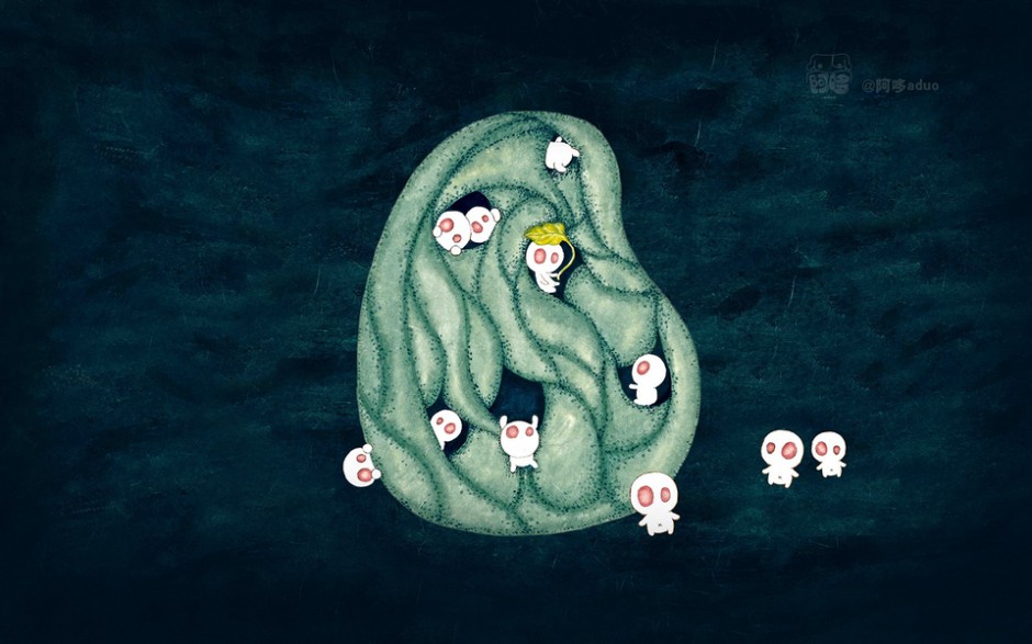 温馨卡通动漫小狗阿哆图片