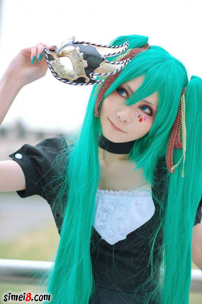 萌妹子cosplay初音未来图片