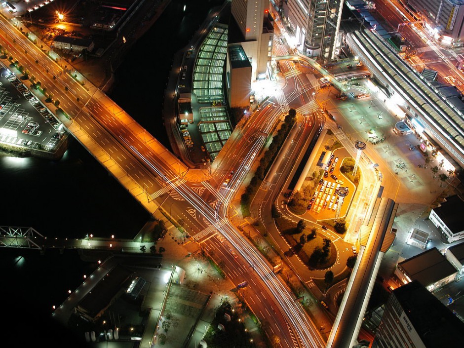 梦幻夜景城市桌面壁纸