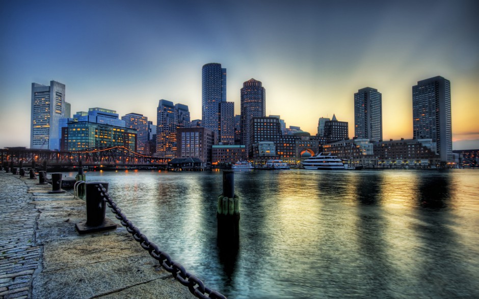 高清幻梦波士顿都市唯美风景桌面壁纸