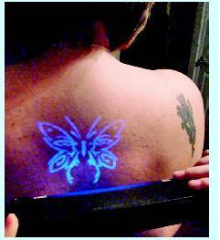 隐形荧光纹身图案大全图片漂亮唯美