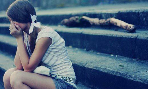 伤感忧郁图片非主流女生素材